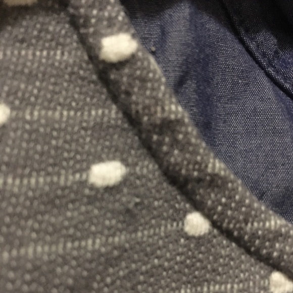 Ann Taylor faux shirttail polka dot sweater small - Picture 4 of 8